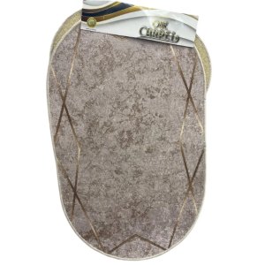 Tapis Salle de Bain Ovale – ONE CARPET - Design Géométrique