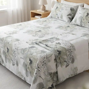 parure de lit 4 pcs bil warda khadhra